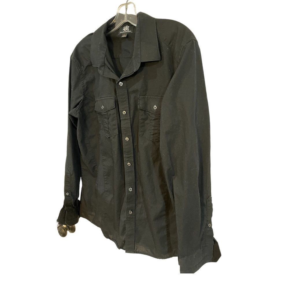 Rock & Republic black men’s shirt size L EUC - Picture 2 of 6
